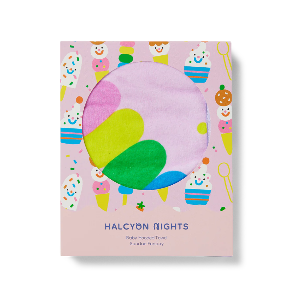 Baby Hooded Towel Sundae Fun Day