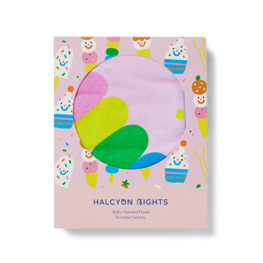 Baby Hooded Towel Sundae Fun Day