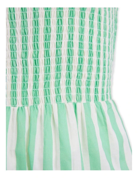 Tang Stripe Dress in Green