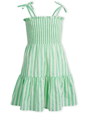 Tang Stripe Dress in Green