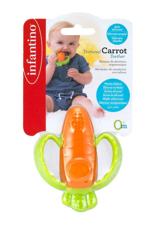 Textured Carrot Teether - Sugar & Spice - The Baby Shop