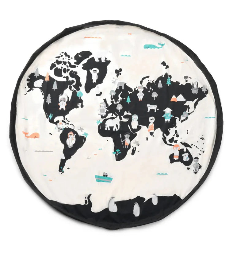 Toy Storage Bag - Worldmap