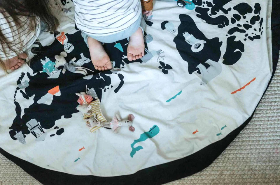 Toy Storage Bag - Worldmap