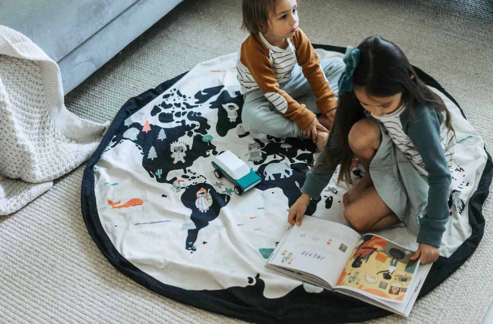 Toy Storage Bag - Worldmap