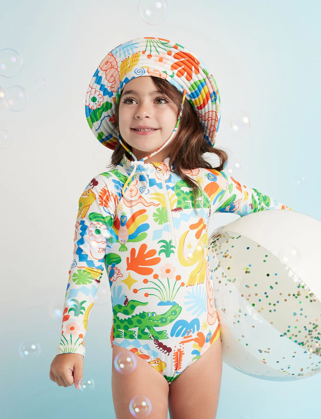 Swim Bucket Hat / Tropicool