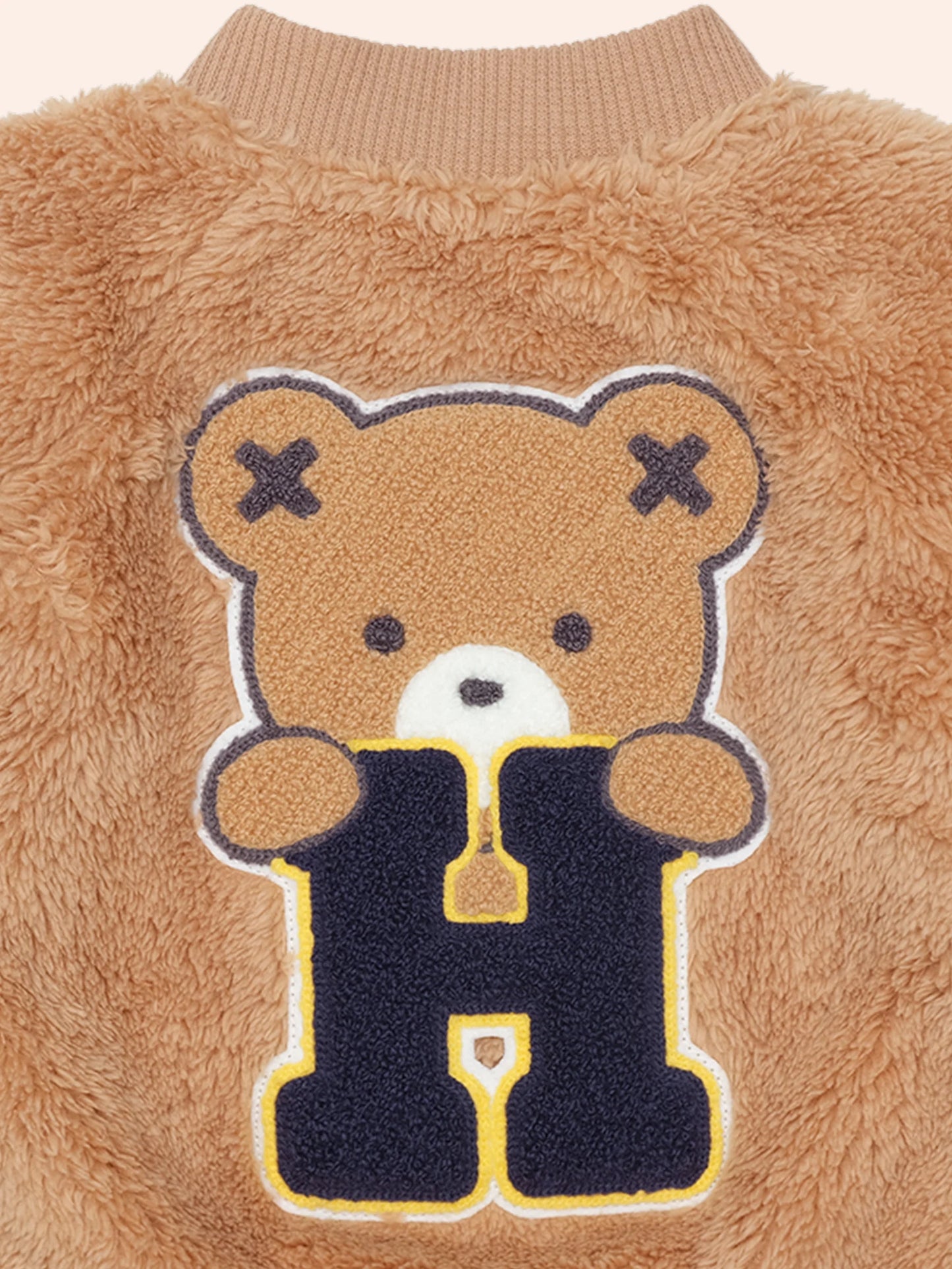 Varsity Hux Furry Jacket