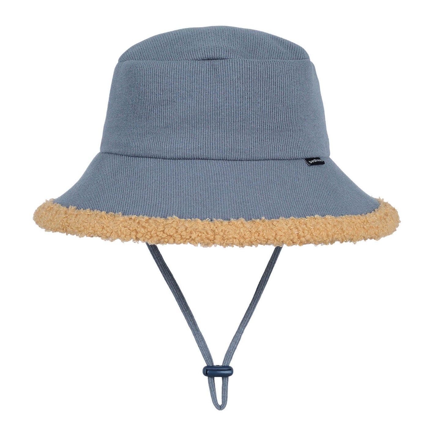 Rib Fleece Lined Bucket Sun Hat - Shadow