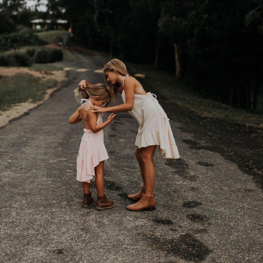 Dusty Pink Halter Dress