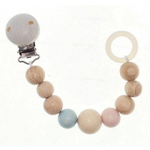 Dummy Chain in Natural Pink & Blue