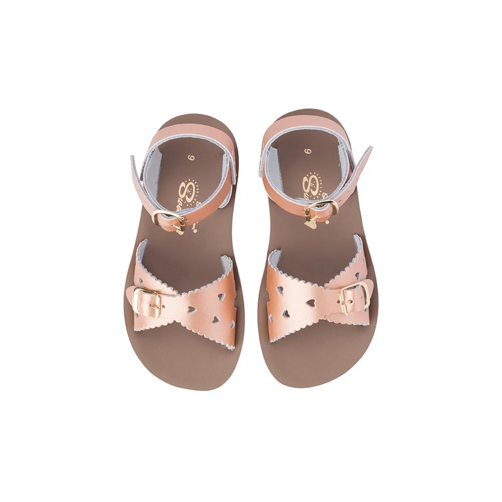 Sun-San Sweetheart Sandal in Rose Gold