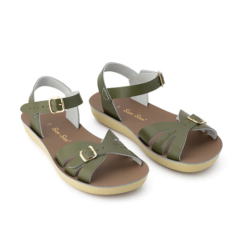 Sun-San Boardwalk Sandal in Olive - Adult
