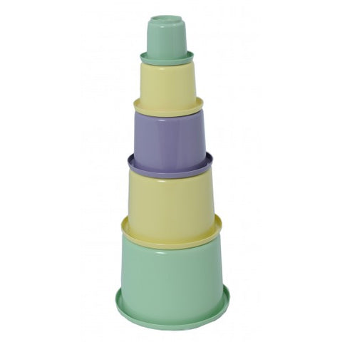 Plasto "I AM GREEN" Play Pots and Stacking Cups