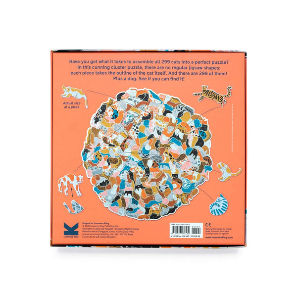 299 Cats (and a dog) - A Feline Cluster Puzzle