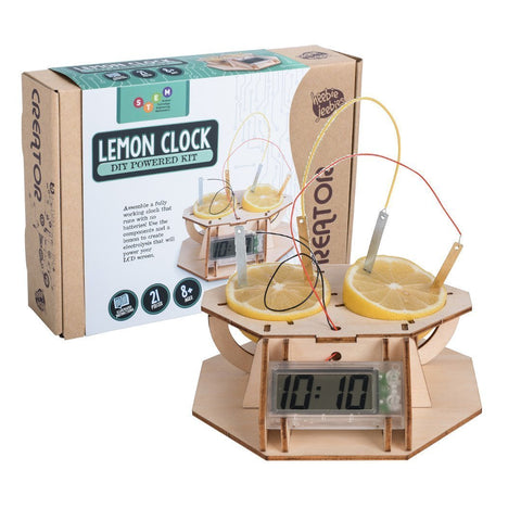 Lemon Clock: DIY Powered Kit