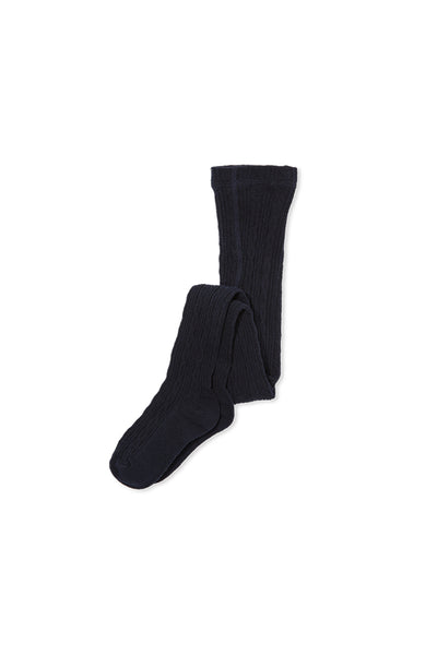 Baby Navy Jacquard Tights