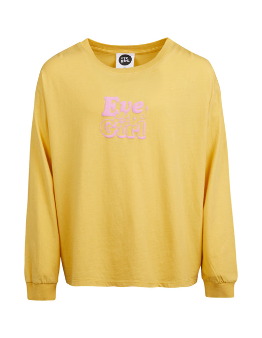 Repeat Long Sleeve Tee in Yellow - Lucky Last! (Size 10)