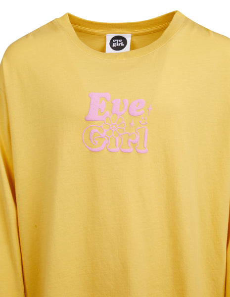 Repeat Long Sleeve Tee in Yellow