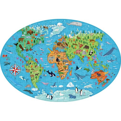 Earth's Endangered Species Puzzle - 205pcs