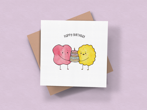 A Kiss & Cuddle Happy Birthday Card