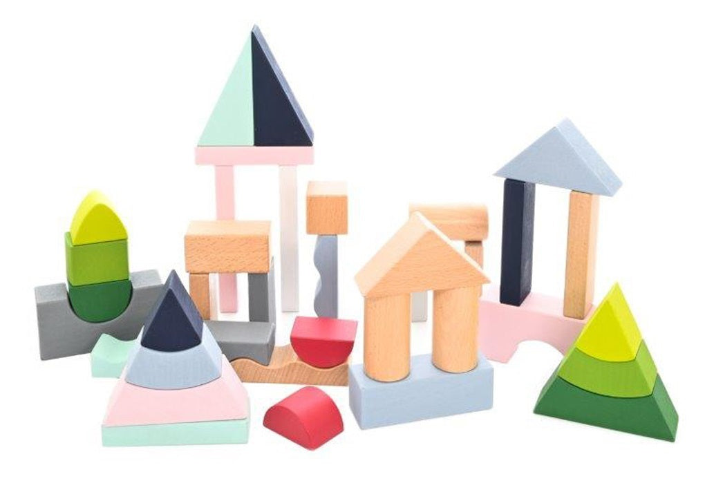 EverEarth Stylish Building Blocks - 37 Pieces
