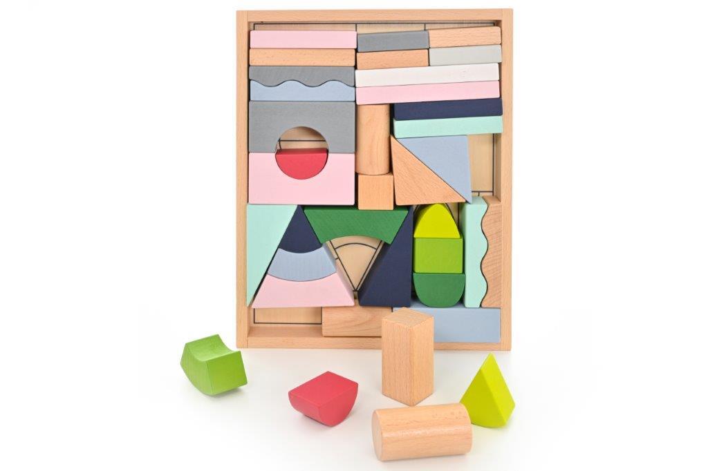 EverEarth Stylish Building Blocks - 37 Pieces