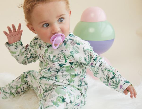 Fern Gully Long Sleeve Zip Suit - Lucky Last! (Size 6-12m)
