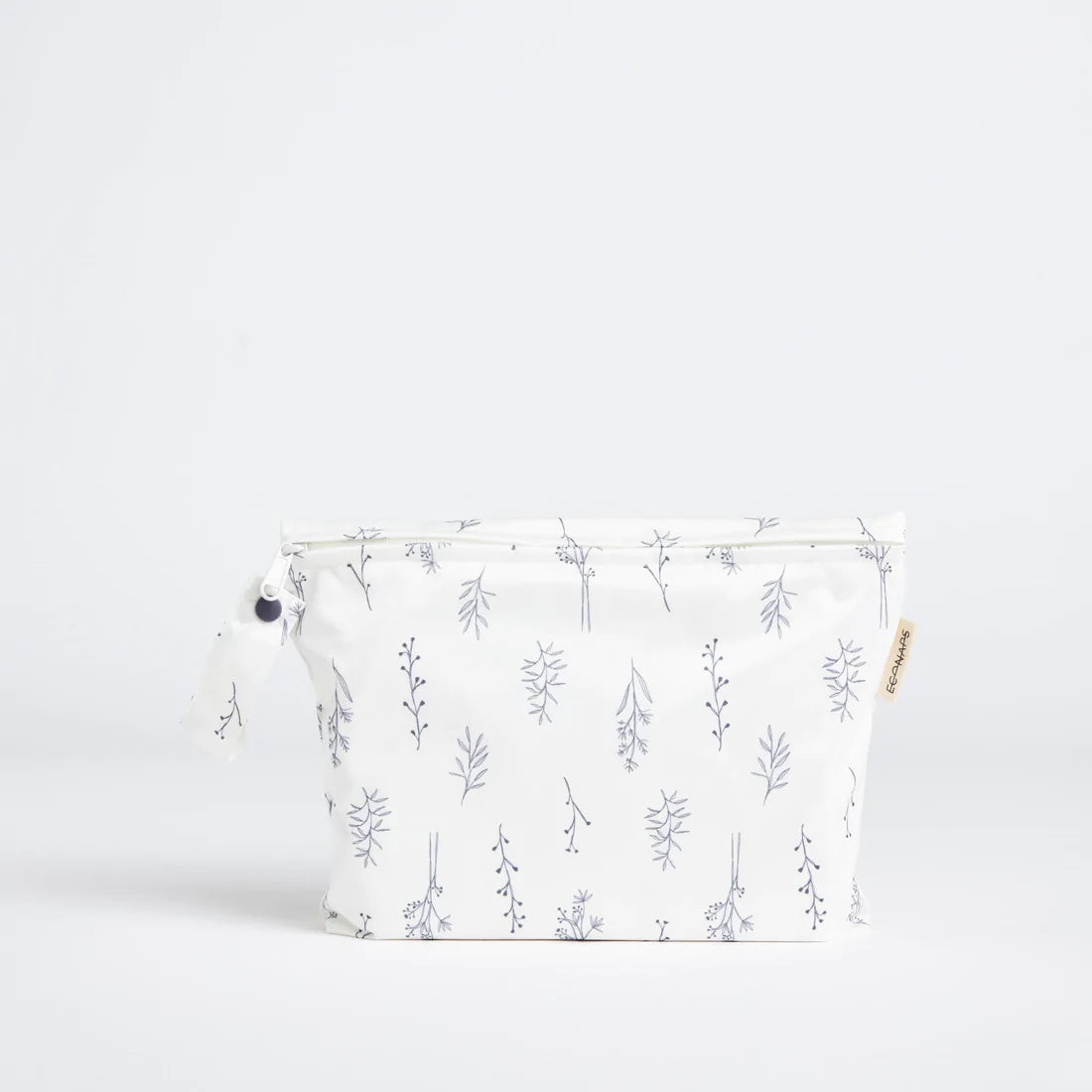 Mid Wet Bag - Grey Folk Botanical