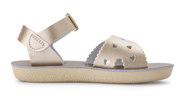 Sun-San Sweetheart Salt Water Sandal in Gold