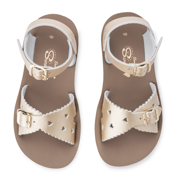 Sun-San Sweetheart Salt Water Sandal in Gold
