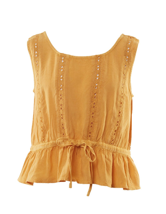 Supple Washed Tank in Honey Gold