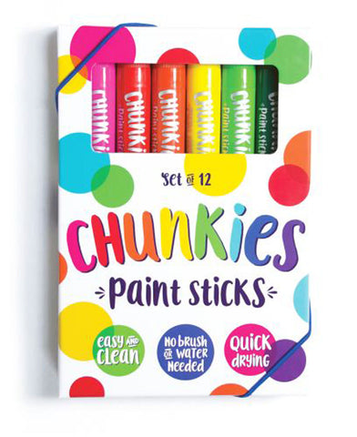 12 Set Chunkies Paint Sticks