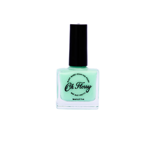 Oh Flossy Kids Nail Polish in Fluro Green
