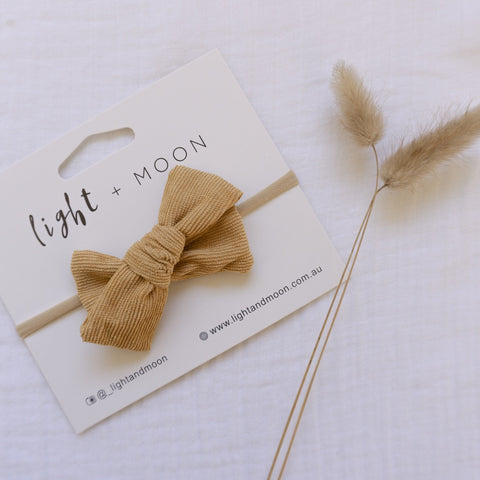 Mustard Luxe Corduroy Headband