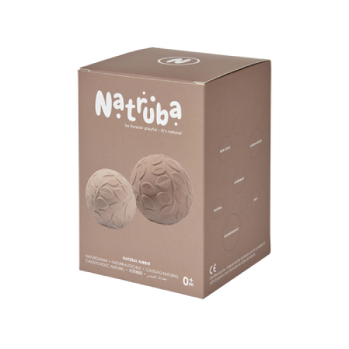 Natruba Leaf Sensory Ball Set in Brown