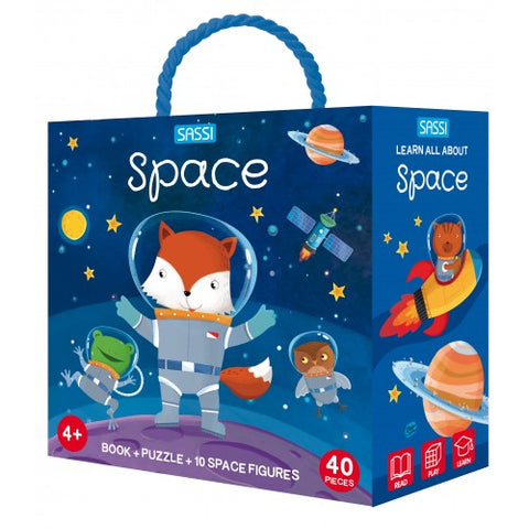 Space 3D Puzzle & Book Set