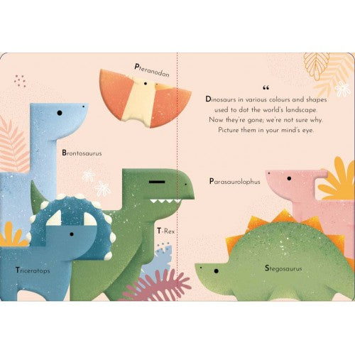 Dinosaurs 40 Piece Puzzle with Wooden Animals and Book Set