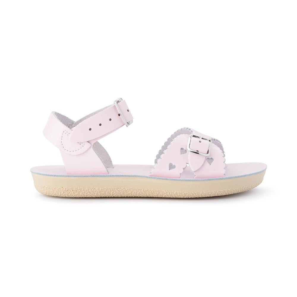 Sun-San Sweetheart Salt Water Sandals in Shiny Pink