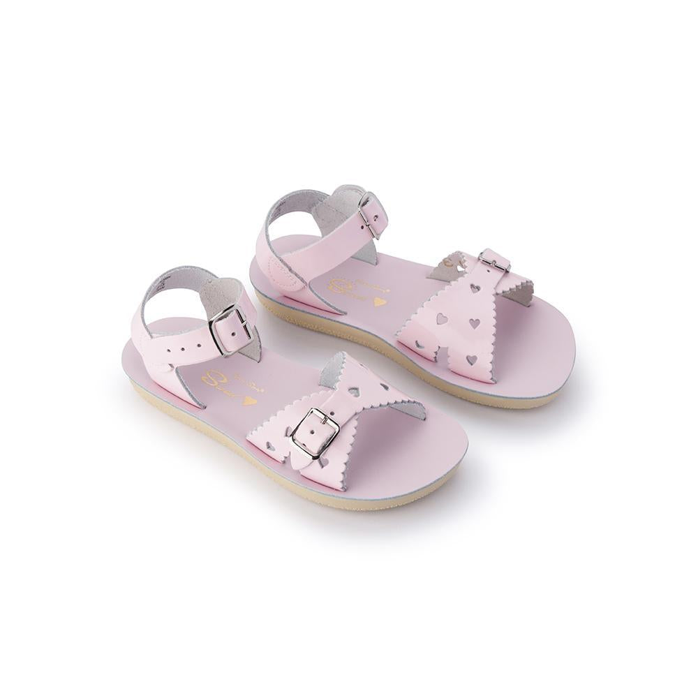 Sun-San Sweetheart Salt Water Sandals in Shiny Pink