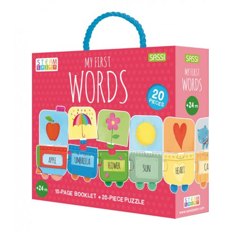 My First Words Train Puzzle & Book Set