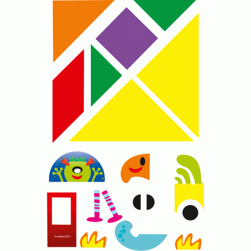 Miniland On The Go Crazy Tangram