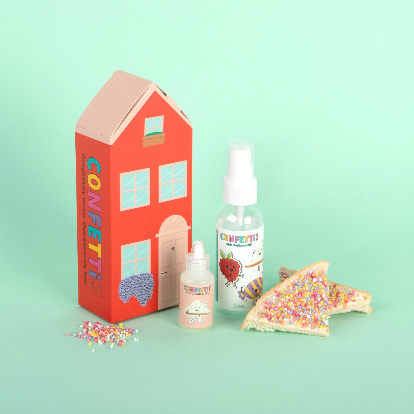 Fairy Bread Fragrance Oil and Perfume Bottle