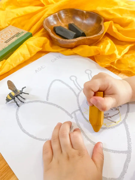Honeysticks Triangles Beeswax Crayons