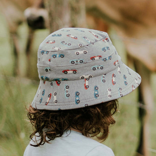 Kids Classic Bucket Sun Hat - Roadster - Lucky Last! (Size 13t+)