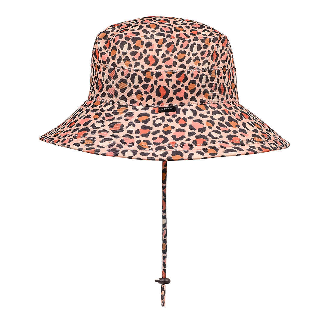 Leopard Kids Classic Swim Bucket Beach Hat