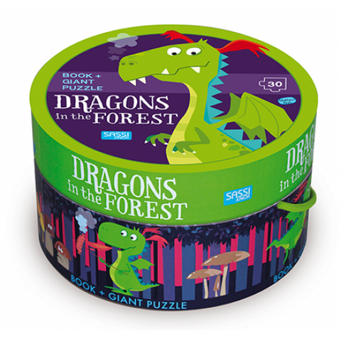 Dragon In The Forest Giant Puzzle