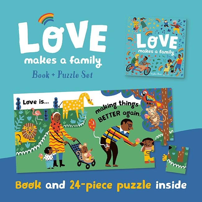 Love Makes a Family Book & Puzzle Set
