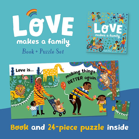 Love Makes a Family Book & Puzzle Set