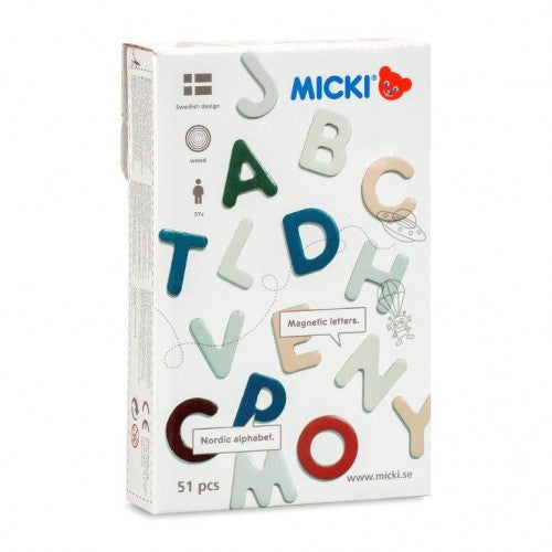 Wooden Magnetic Letters