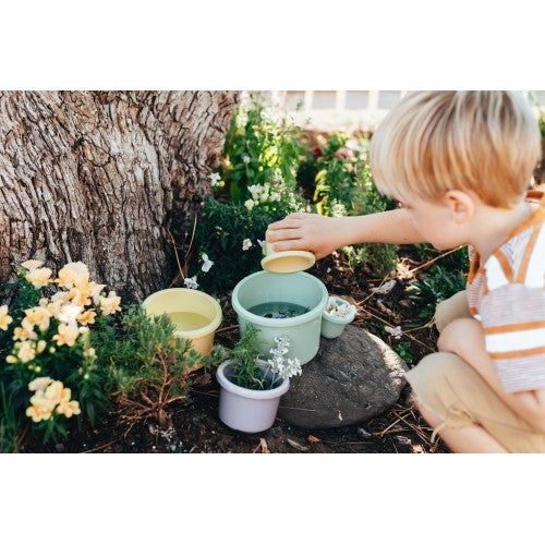Plasto "I AM GREEN" Play Pots and Stacking Cups