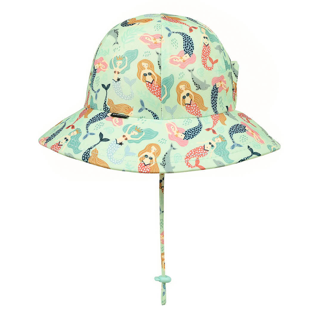 Mermaid Ponytail Swim Bucket Hat
